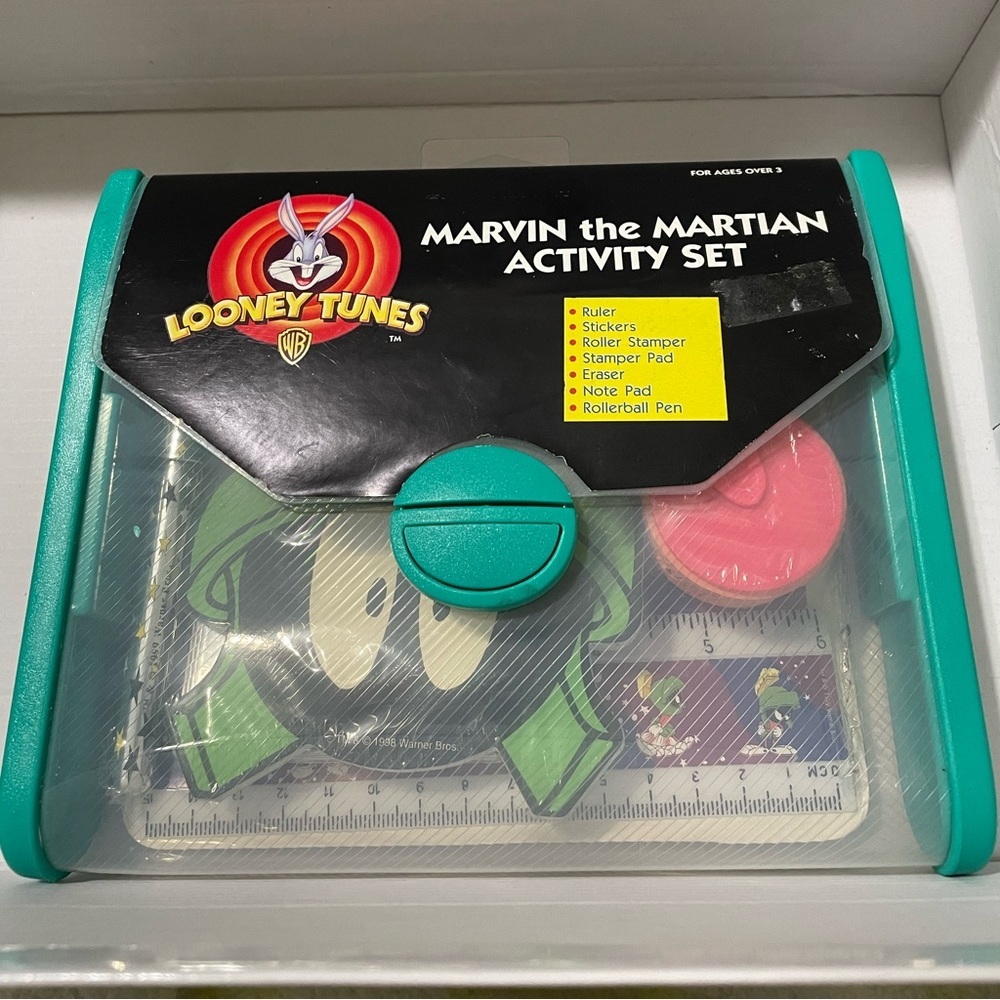 Vintage Marvin the Martian activity set